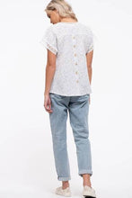 Load image into Gallery viewer, Aspen Floral Eyelet Top
